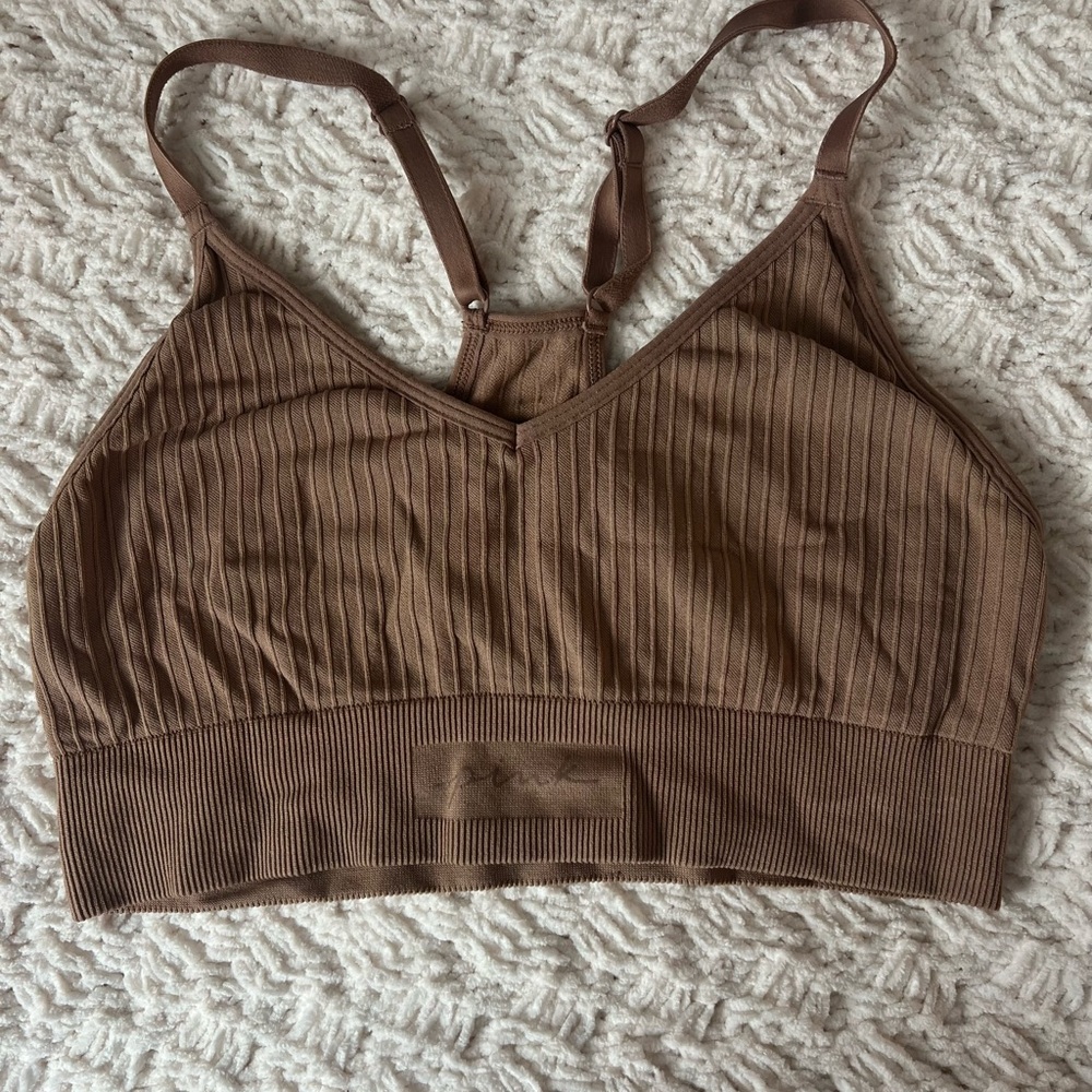 Victoria's Secret Ribbed Tan Bralette
